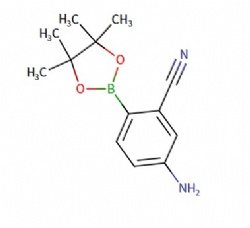 5-amino-2-(4,4,5,5-tetramethyl-1,3,2-dioxaborolan-2-yl)benzonitrile