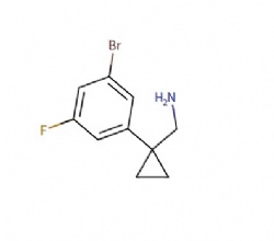 (1-(3-bromo-5-fluorophenyl)cyclopropyl)methanamine