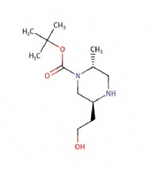 tert-butyl (2R,5S)-5-(2-hydroxyethyl)-2-methylpiperazine-1-carboxylate