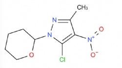5-chloro-3-methyl-4-nitro-1-(tetrahydro-2H-pyran-2-yl)-1H-pyrazole