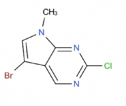 5-bromo-2-chloro-7-methyl-7H-pyrrolo[2,3-d]pyrimidine
