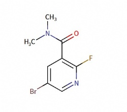 5-bromo-2-fluoro-N,N-dimethylnicotinamide