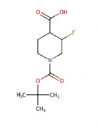 1-(tert-butoxycarbonyl)-3-fluoropiperidine-4-carboxylic acid