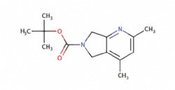 tert-butyl 2,4-dimethyl-5,7-dihydro-6H-pyrrolo[3,4-b]pyridine-6-carboxylate