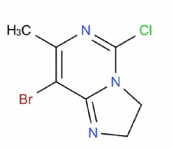 8-bromo-5-chloro-7-methyl-2,3-dihydroimidazo[1,2-c]pyrimidine