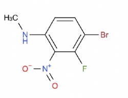 4-bromo-3-fluoro-N-methyl-2-nitroaniline