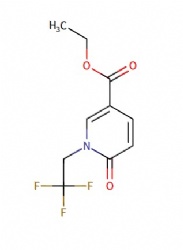 ethyl 6-oxo-1-(2,2,2-trifluoroethyl)-1,6-dihydropyridine-3-carboxylate