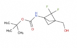 tert-butyl (2,2-difluoro-3-(hydroxymethyl)bicyclo[1.1.1]pentan-1-yl)carbamate