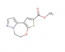 methyl 5,6-dihydropyrazolo[1,5-d]thieno[3,2-f][1,4]oxazepine-2-carboxylate