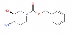 benzyl (3S,4S)-4-amino-3-hydroxypiperidine-1-carboxylate