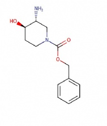 benzyl (3R,4R)-3-amino-4-hydroxy-piperidine-1-carboxylate