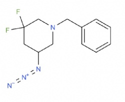 5-azido-1-benzyl-3,3-difluoro-piperidine