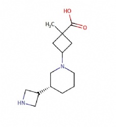 trans-3-[(3R)-3-(3-Azetidinyl)-1-piperidinyl]-1-methylcyclobutanecarboxylic acid