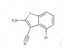 2-amino-4-bromobenzo[b]thiophene-3-carbonitrile