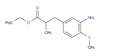ethyl 3-(3-amino-4-(methylthio)phenyl)-2-methylpropanoate
