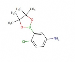 4-chloro-3-(4,4,5,5-tetramethyl-1,3,2-dioxaborolan-2-yl)aniline