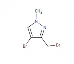 4-bromo-3-(bromomethyl)-1-methyl-1H-pyrazole