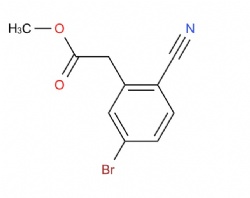 methyl 2-(5-bromo-2-cyanophenyl)acetate