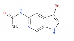 N-(3-bromo-1H-pyrrolo[2,3-c]pyridin-5-yl)acetamide
