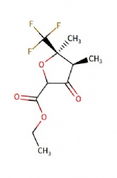 ethyl rac-(4R,5R)-4,5-dimethyl-3-oxo-5-(trifluoromethyl)tetrahydrofuran-2-carboxylate