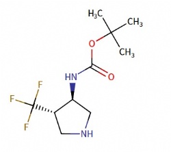 tert-butyl ((3R,4S)-4-(trifluoromethyl)pyrrolidin-3-yl)carbamate
