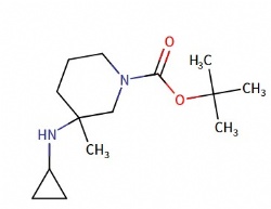 tert-butyl 3-(cyclopropylamino)-3-methylpiperidine-1-carboxylate