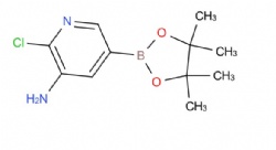 2-chloro-5-(4,4,5,5-tetramethyl-1,3,2-dioxaborolan-2-yl)pyridin-3-amine