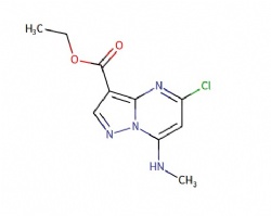 ethyl 5-chloro-7-(methylamino)pyrazolo[1,5-a]pyrimidine-3-carboxylate