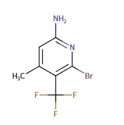 6-bromo-4-methyl-5-(trifluoromethyl)pyridin-2-amine
