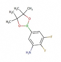 2,3-difluoro-5-(4,4,5,5-tetramethyl-1,3,2-dioxaborolan-2-yl)aniline