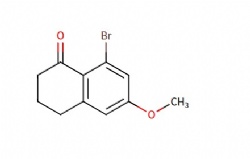 8-bromo-6-methoxy-tetralin-1-one