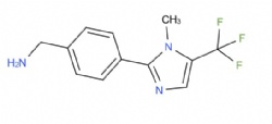 (4-(1-methyl-5-(trifluoromethyl)-1H-imidazol-2-yl)phenyl)methanamine