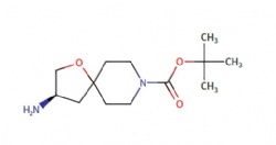 tert-butyl (3R)-3-amino-1-oxa-8-azaspiro[4.5]decane-8-carboxylate