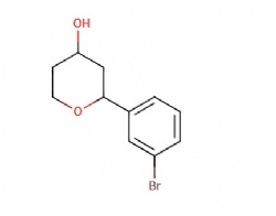 2-(3-bromophenyl)tetrahydro-2H-pyran-4-ol