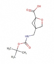 4-(((tert-butoxycarbonyl)amino)methyl)-2-oxabicyclo[2.1.1]hexane-1-carboxylic acid