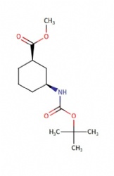 methyl (1R,3S)-3-((tert-butoxycarbonyl)amino)cyclohexane-1-carboxylate