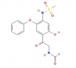 N-[2-[2-hydroxy-4-(methanesulfonamido)-5-phenoxyphenyl]-2-oxoethyl]formamide
