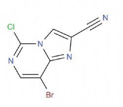 8-bromo-5-chloroimidazo[1,2-c]pyrimidine-2-carbonitrile