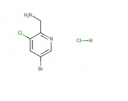 (5-bromo-3-chloropyridin-2-yl)methanamine hydrochloride