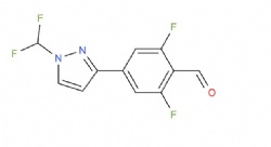 4-(1-(difluoromethyl)-1H-pyrazol-3-yl)-2,6-difluorobenzaldehyde