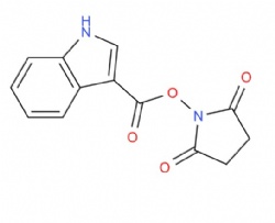 2,5-dioxopyrrolidin-1-yl 1H-indole-3-carboxylate