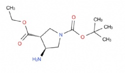 1-(tert-butyl) 3-ethyl (3R,4S)-4-aminopyrrolidine-1,3-dicarboxylate