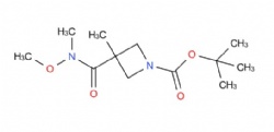 tert-butyl 3-(methoxy(methyl)carbamoyl)-3-methylazetidine-1-carboxylate