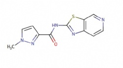 1-methyl-N-(thiazolo[5,4-c]pyridin-2-yl)-1H-pyrazole-3-carboxamide
