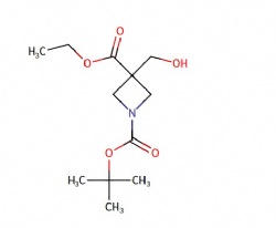 1-(tert-butyl) 3-ethyl 3-(hydroxymethyl)azetidine-1,3-dicarboxylate