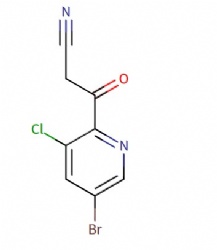 3-(5-bromo-3-chloropyridin-2-yl)-3-oxopropanenitrile