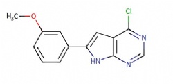 4-chloro-6-(3-methoxyphenyl)-7H-pyrrolo[2,3-d]pyrimidine
