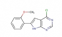 4-chloro-6-(2-methoxyphenyl)-7H-pyrrolo[2,3-d]pyrimidine