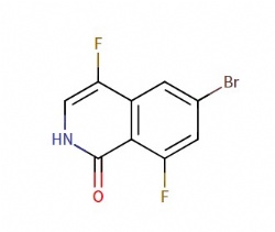 6-bromo-4,8-difluoroisoquinolin-1(2H)-one