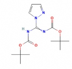 tert-butyl N-[[(2-methylpropan-2-yl)oxycarbonylamino]-pyrazol-1-ylmethylidene]carbamate